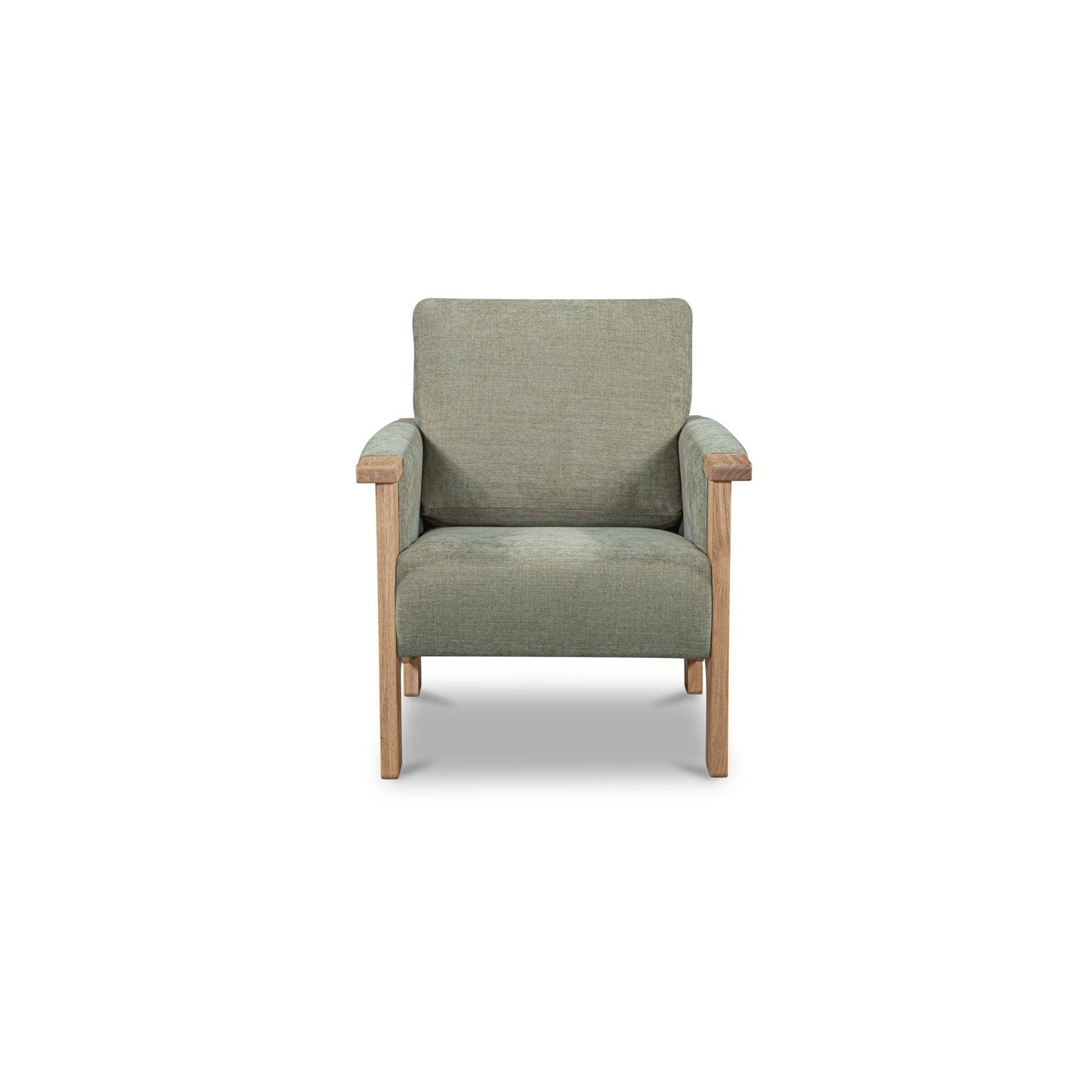 Bauer Sage/Natural Accent Chair - Ornate Home