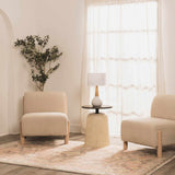 Baugo White Ceramic Table Lamp - Ornate Home