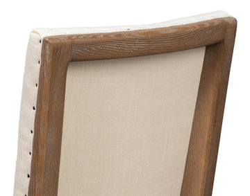 Bauhaus Beige Chair with Brown Leg (Set of 2) - Ornate Home