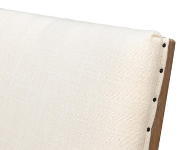 Bauhaus Beige Chair with Brown Leg (Set of 2) - Ornate Home