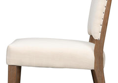 Bauhaus Beige Chair with Brown Leg (Set of 2) - Ornate Home