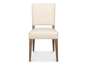 Bauhaus Beige Chair with Brown Leg (Set of 2) - Ornate Home