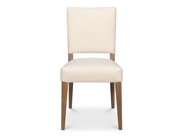 Bauhaus Beige Chair with Brown Leg (Set of 2) - Ornate Home