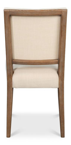 Bauhaus Beige Chair with Brown Leg (Set of 2) - Ornate Home
