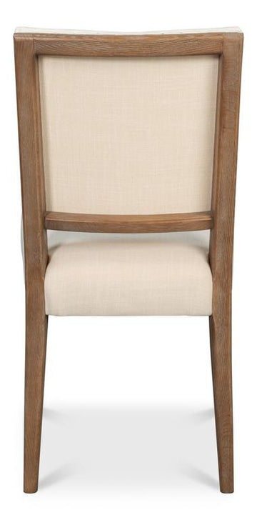 Bauhaus Beige Chair with Brown Leg (Set of 2) - Ornate Home