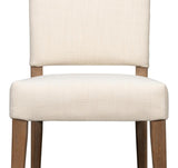 Bauhaus Beige Chair with Brown Leg (Set of 2) - Ornate Home