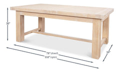 Bauhaus Beige Dining Table - Ornate Home