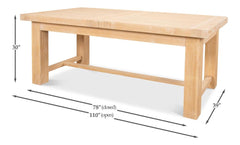 Bauhaus Beige Dining Table - Ornate Home