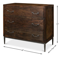 Bauhaus Grey Chest Of Drawers - Ornate Home
