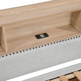 Baxter Light Gray Twin Daybed with Trundle - Ornate Home