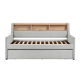 Baxter Light Gray Twin Daybed with Trundle - Ornate Home