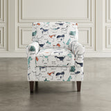 Baxter Multicolor Accent Chair - Ornate Home