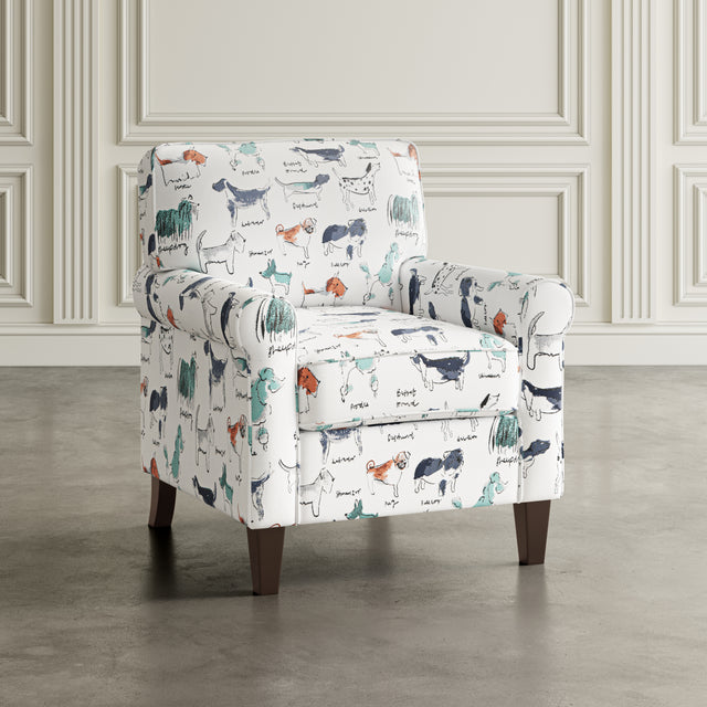 Baxter Multicolor Accent Chair - Ornate Home