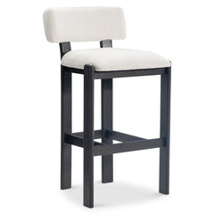 Baxter White/Cream Bar Stool - Ornate Home