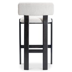 Baxter White/Cream Bar Stool - Ornate Home