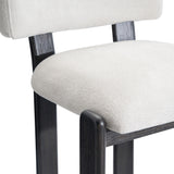Baxter White/Cream Bar Stool - Ornate Home