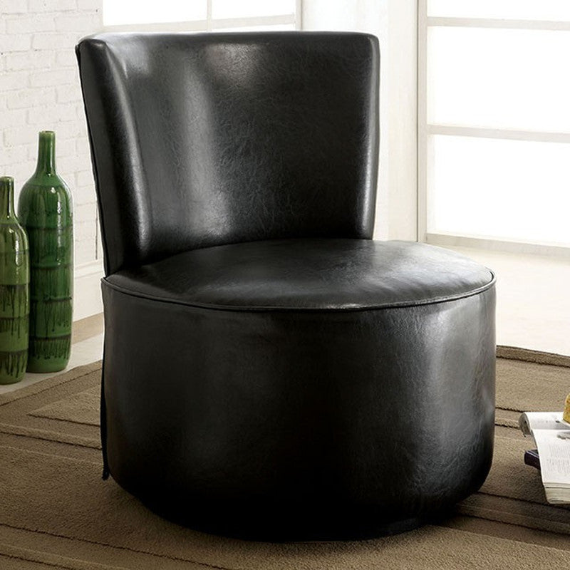 Bay Shore Black Accent Chair - Ornate Home