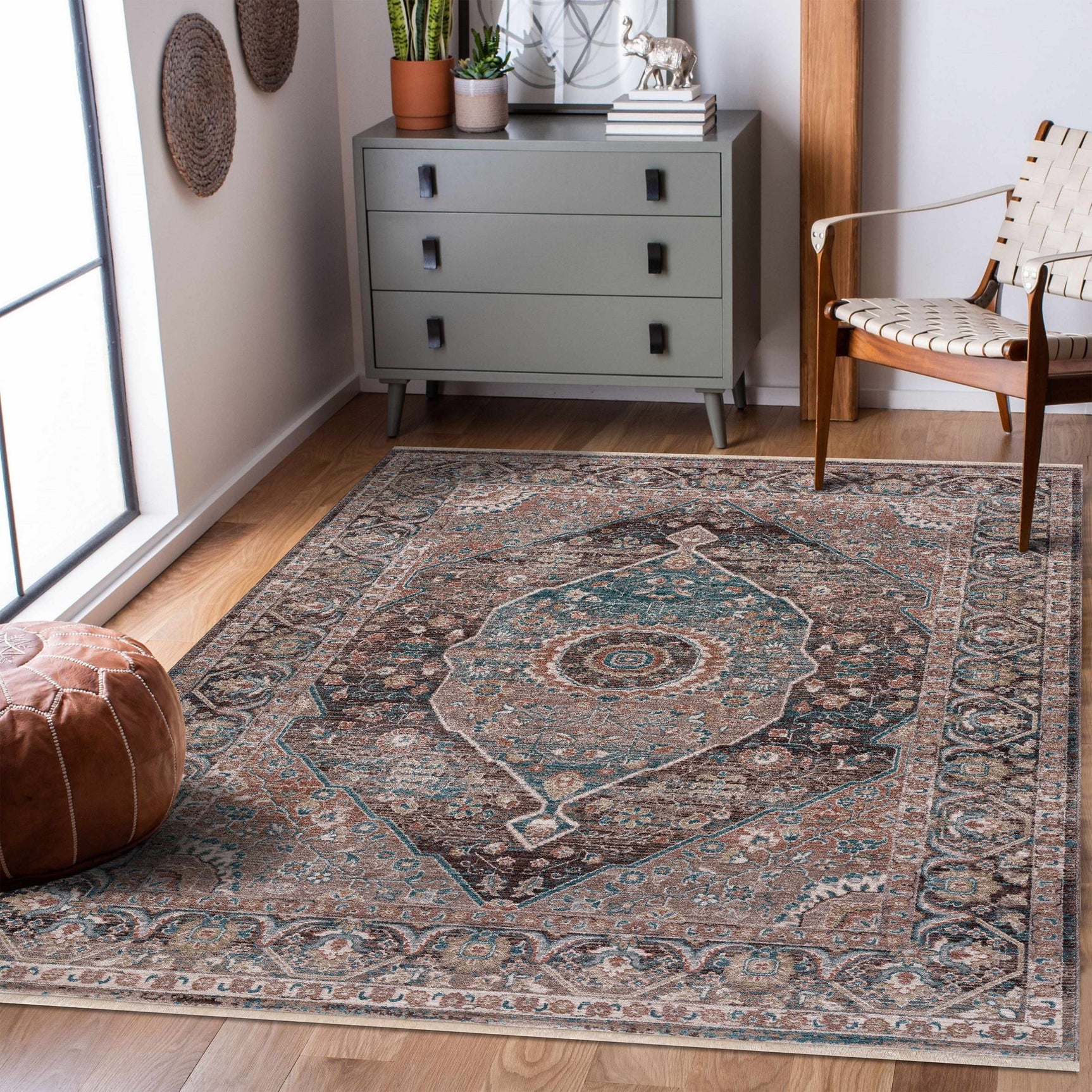 Baychester Brown Area Rug - Clearance - Ornate Home