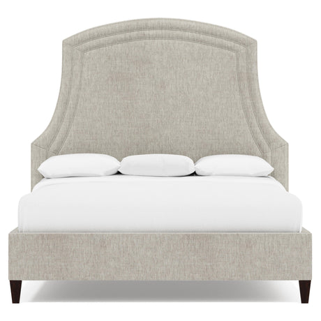 Bayford Beige/Tan Fabric California King Panel Bed - Ornate Home