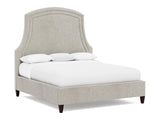 Bayford Beige/Tan Fabric Panel King Bed - Ornate Home