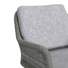 Bayhill Black/Grey Outdoor Barstool (Set of 2) - Ornate Home