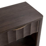 Baylee Cocoa Brown 1 Drawer Nightstand - Ornate Home