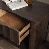Baylee Cocoa Brown 1 Drawer Nightstand - Ornate Home