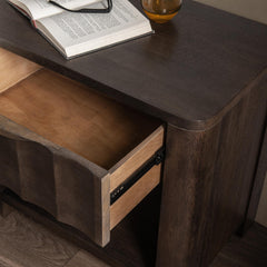 Baylee Cocoa Brown 1 Drawer Nightstand - Ornate Home