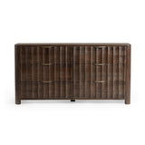 Baylee Cocoa Brown 6 Drawer Dresser - Ornate Home