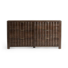 Baylee Cocoa Brown 6 Drawer Dresser - Ornate Home