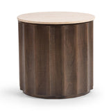 Baylee Cocoa Brown End Table - Ornate Home