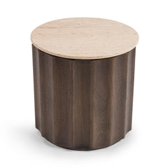 Baylee Cocoa Brown End Table - Ornate Home