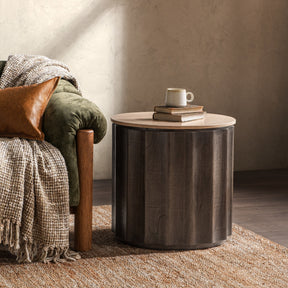 Baylee Cocoa Brown End Table - Ornate Home
