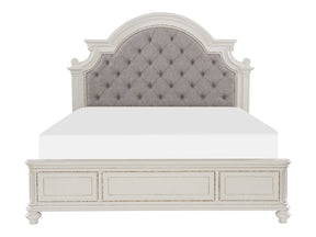 Baylesford Antique White California King Bed - Ornate Home