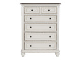 Baylesford Antique White Chest - Ornate Home