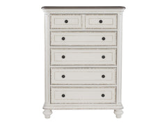 Baylesford Antique White Chest - Ornate Home