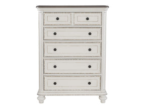 Baylesford Antique White Chest - Ornate Home