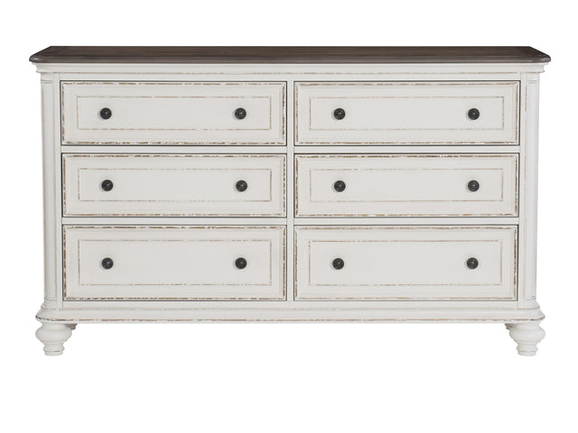 Baylesford Antique White Dresser - Ornate Home