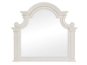 Baylesford Antique White Dresser Top Mirror - Ornate Home