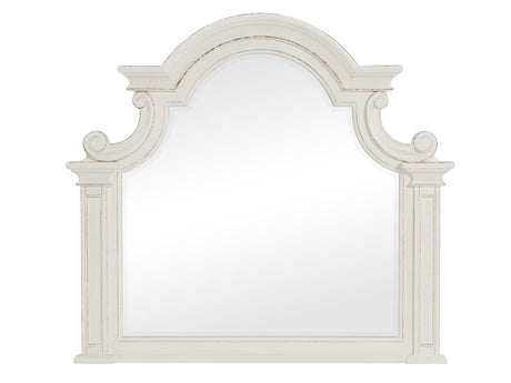 Baylesford Antique White Dresser Top Mirror - Ornate Home