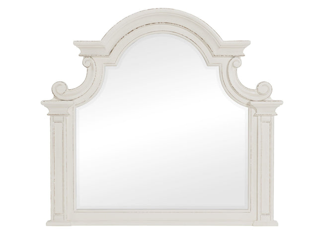 Baylesford Antique White Dresser Top Mirror - Ornate Home