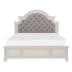 Baylesford Antique White Eastern King Bed - Ornate Home
