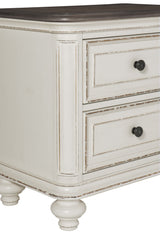 Baylesford Antique White Nightstand - Ornate Home