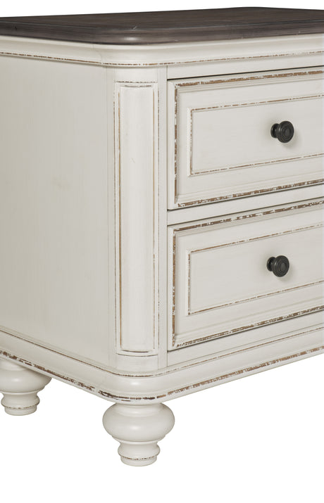 Baylesford Antique White Nightstand - Ornate Home