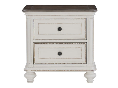 Baylesford Antique White Nightstand - Ornate Home