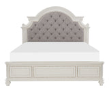 Baylesford Antique White Queen Panel Bed - Ornate Home