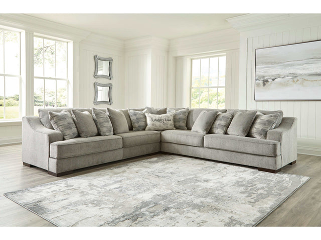 Bayless Smoke 3pc Symmetrical Sectional (Online Special Price) - Ornate Home
