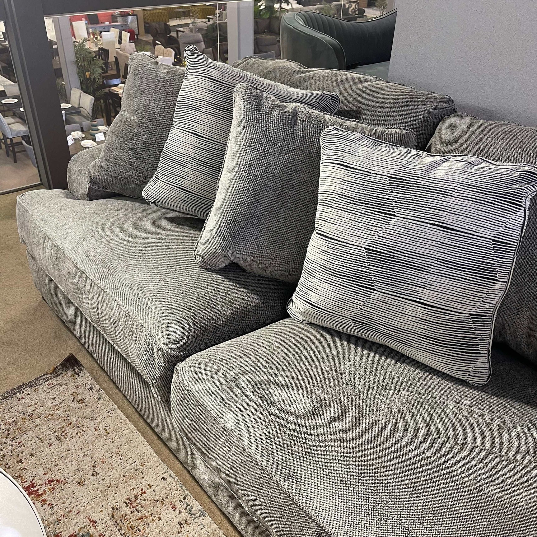 Bayless Smoke 4pc Sectional - Ornate Home