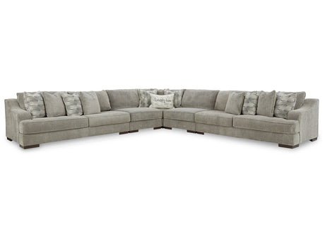 Bayless Smoke 5-Piece Sectional - Ornate Home