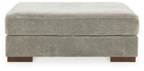 Bayless Smoke Oversized Accent Ottoman (Online Special Price) - Ornate Home
